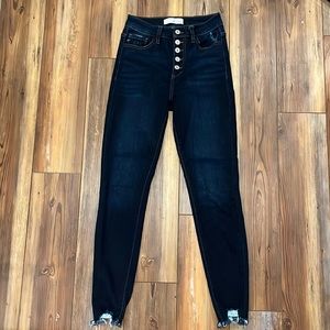 Kancan shark bite skinny jeans size 3/25